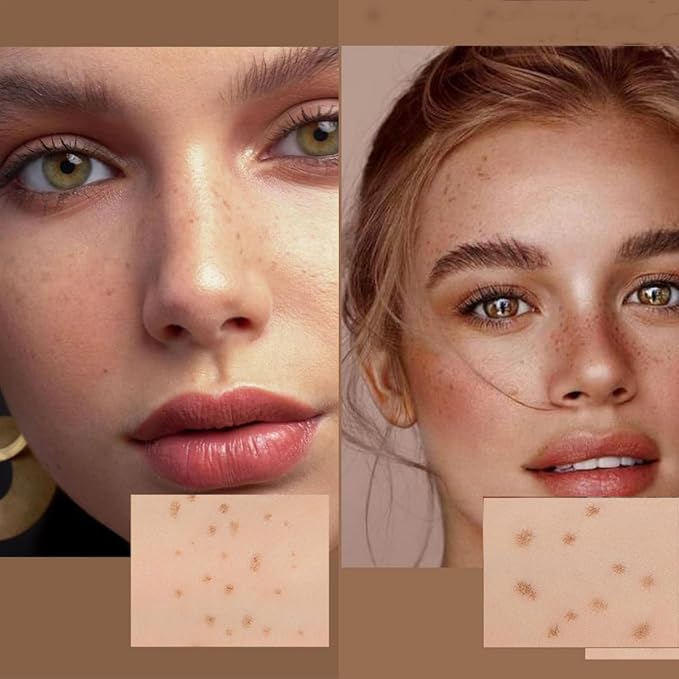 Freckle Pen Face Concealer Point Out Natural Waterproof Longlasting Freckle Makeup 2 Pcs Light Brown & Chestnut-BrightBean Baby