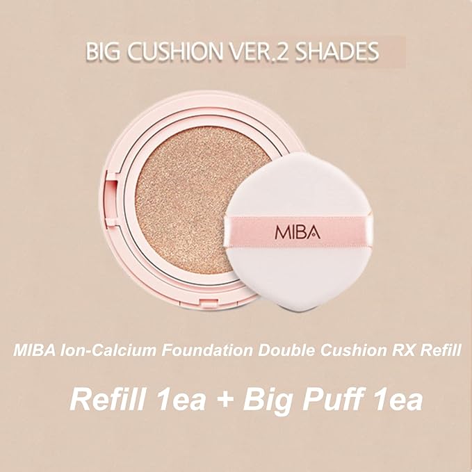 Miba SEASON 2 Full Coverage Big Cushion Foundation SPF50+ PA++++ Refill (23)-BrightBean Baby