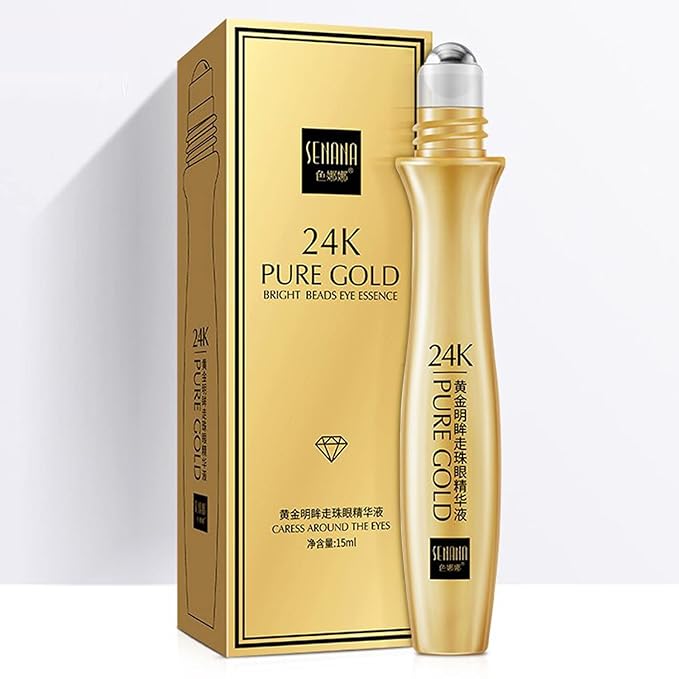 24K Gold Anti-Wrinkle Smoothing Under Eye Cream for Dark Circles, Puffiness, Eye Bag, Anti Aging Correxion Line Daily Cream with Hyaluronic Acid , 15 ML (3)-BrightBean Baby