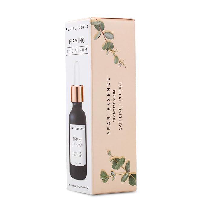 Pearlessence Firming Eye Serum with Caffeine + Peptide – Rejuvenates Puffy Eyes & Reduces Under Eye Bags | Made in USA & Cruelty Free (1oz)-BrightBean Baby