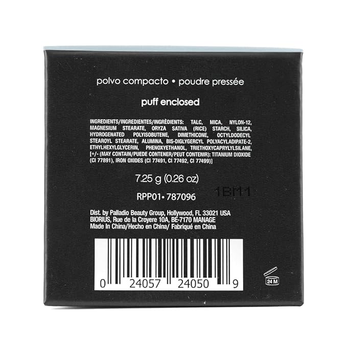 Palladio, Pressed Rice Powder, Natural, 0.26 Ounce-BrightBean Baby