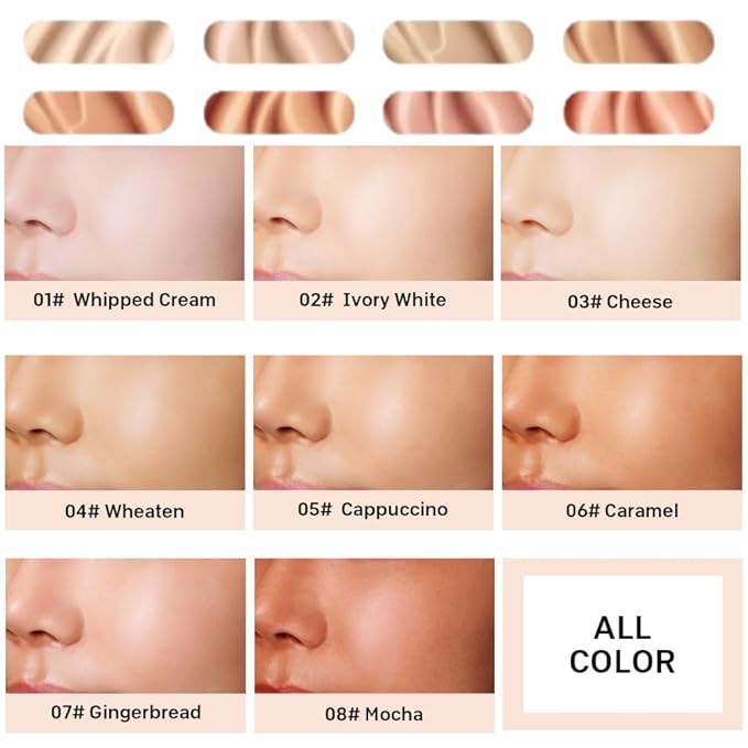 Foundation Full Coverage Liquid Foundation Cream - Lightweight Concealer - Suitable for All Skin Types (cappuccino 05)-BrightBean Baby