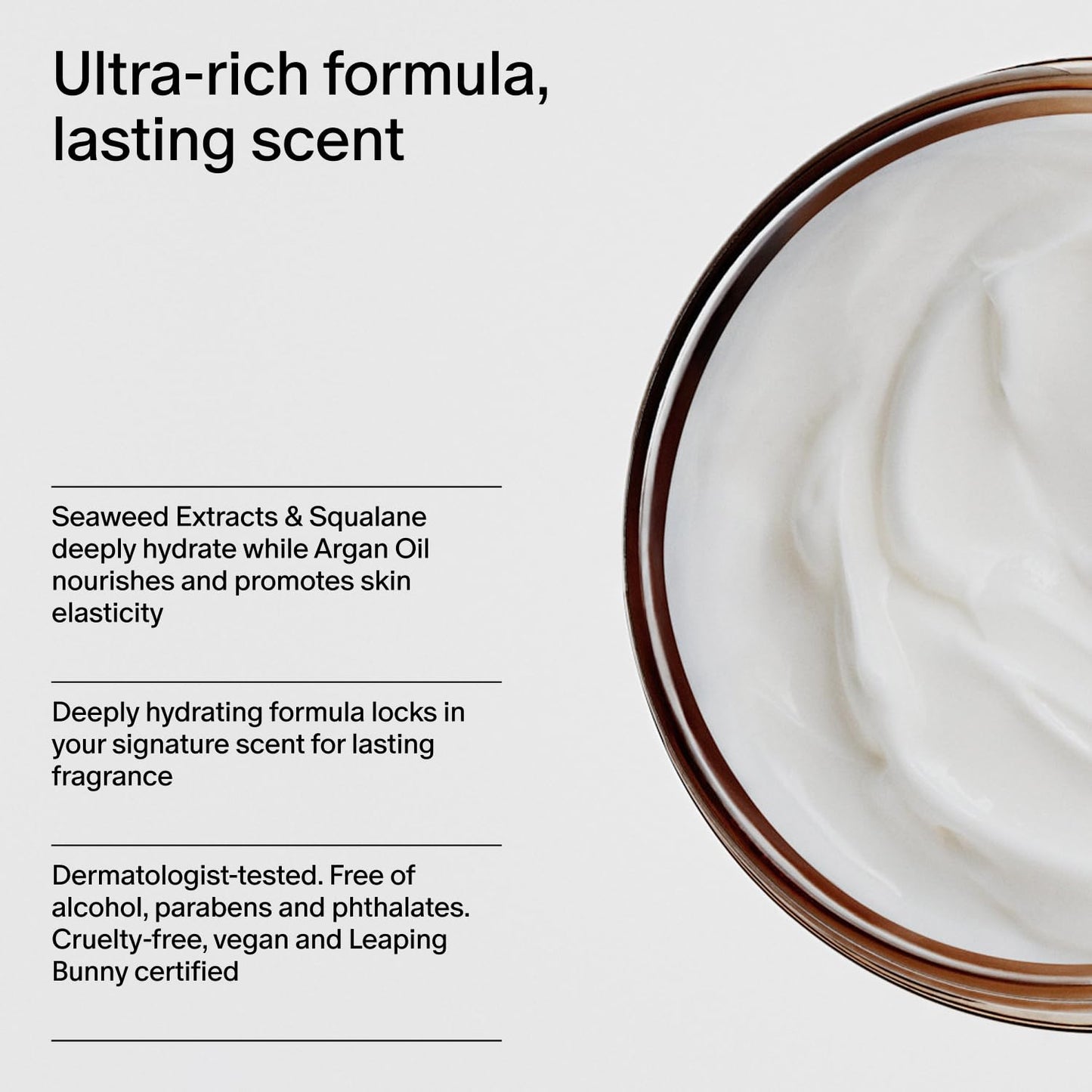 Salt & Stone Body Cream – Santal & Vetiver | Hydrating Formula with Seaweed Extracts, Spirulina & Squalane | Deep Hydration, Skin Barrier Support & Healthy Glow | for all Skin Types (6.7 fl oz)-BrightBean Baby