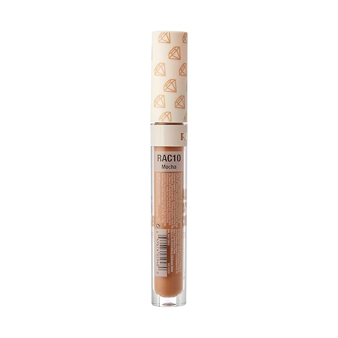 Ruby Kisses All Day Concealer Lightweight Full Coverage Multi-Use Concealer 0.13 Fl Oz (4-1 Mocha (10))-BrightBean Baby