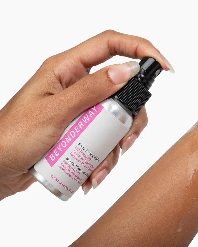 Multi-Use Mist 60ML - Signature Essential Oil Blend No. 2 with Bergamot Mint, Coriander, Lavender & Pinyon Pine - Infused with Aloe Vera Leaf Juice, Hydrates & Balances Skin-BrightBean Baby
