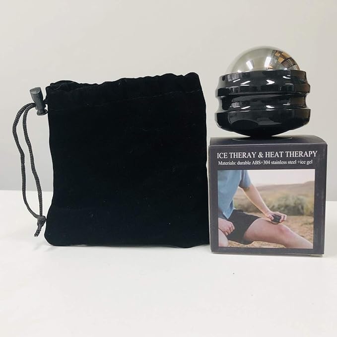 Cold Massage Roller Ball - Gifts for Men Women Teens BoysοΌStays Cold for 6 Hours, Home Office Travel Essentials,Sports Fitness Relaxations Gift,Rapidly Relieve Muscle Pain and Tension-BrightBean Baby