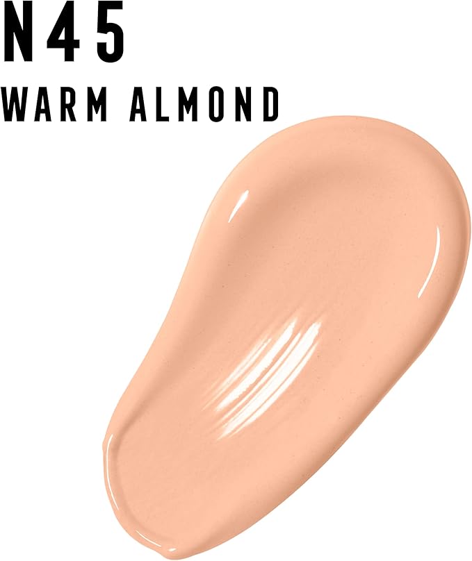 Max Factor Facefinity All Day Flawless 3 In 1 Foundation SPF 20, No. 45 Warm Almond-BrightBean Baby