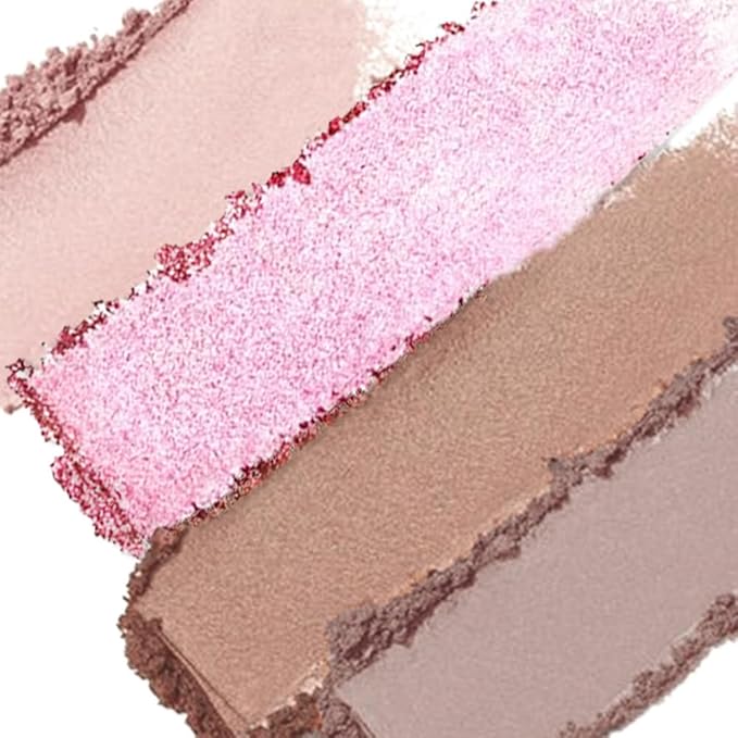 16Colors Light Purple Pink Brown Basics Matte Eyeshadow Palette,Eye Shadow Travel Makeup Palette all in one Long Lasting Waterproof Ultra-Blendable,Great for Travel Gift Kit