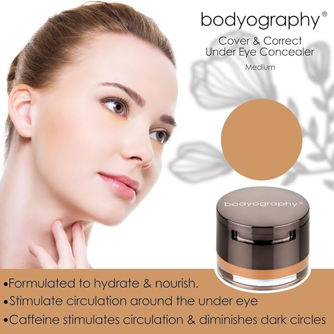 Bodyography Cover & Correct Under Eye Concealer - Medium-BrightBean Baby