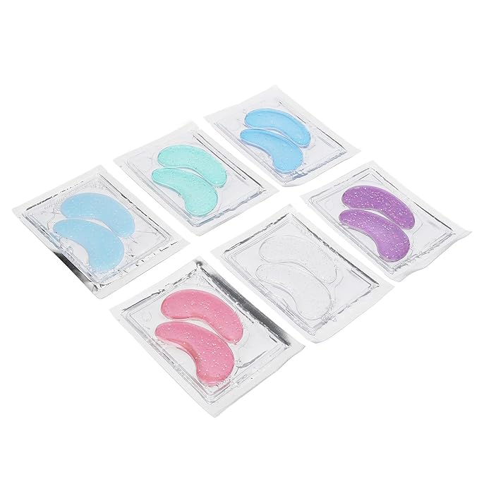 8 Pack Reusable Ice Gel Eye Pad for Puffy Eyes, Hot Cold Eye Mask, Deep Hydration and Anti Aging Effects-BrightBean Baby