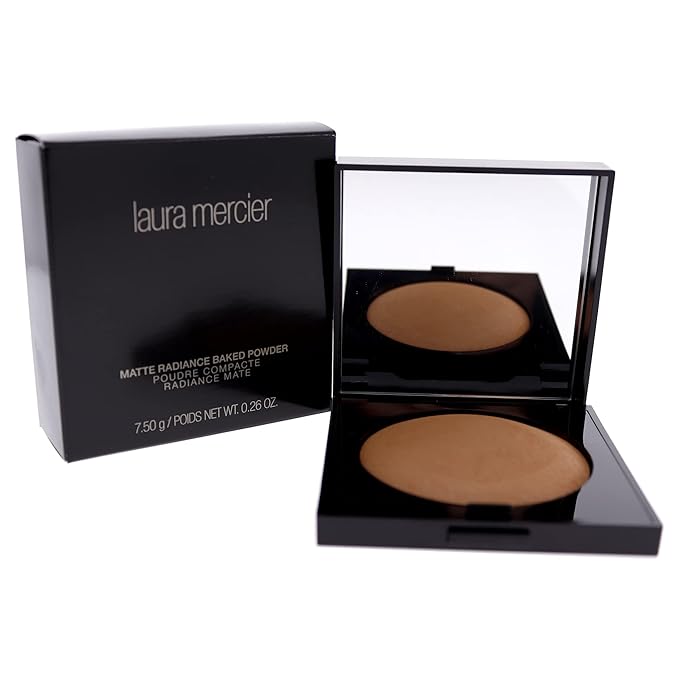 Laura Mercier Matte Radiance Bronze 02 Baked Powder for Women, 0.26 Ounce-BrightBean Baby