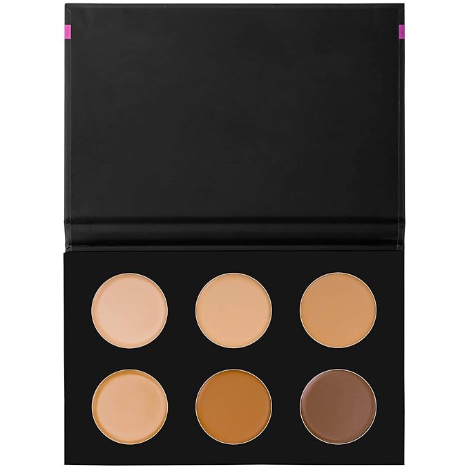 SHANY Foundation/Cream Contour & Highlighting Palette - Layer 1 - Refill for the 6 Layer Mini Masterpiece Collection Makeup Set-BrightBean Baby
