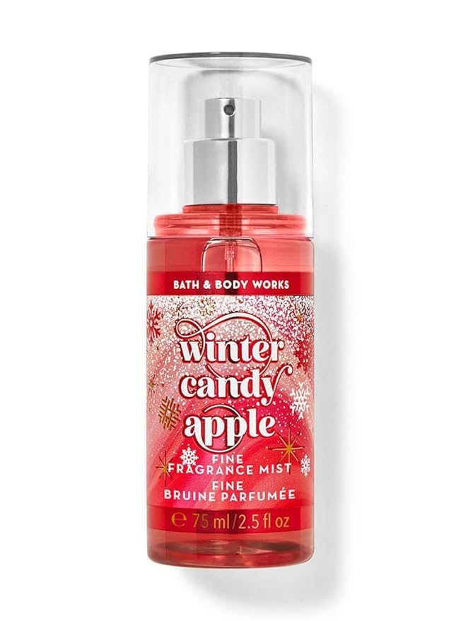 Bath & Body Works WInter Candy Apple Fine Fragrance Mist Travel Size Mini Purse Spray 2.5 Ounce (WInter Candy Apple)-BrightBean Baby