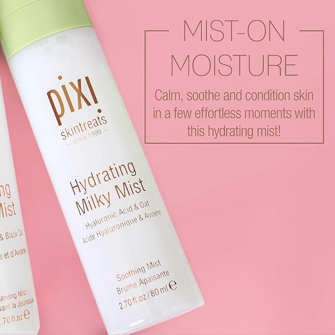 Pixi Beauty Milky Mist 2.70 Fl Oz | Hydrating Moisturizer for Dry Skin | Infused with Hyaluronic Acid-BrightBean Baby