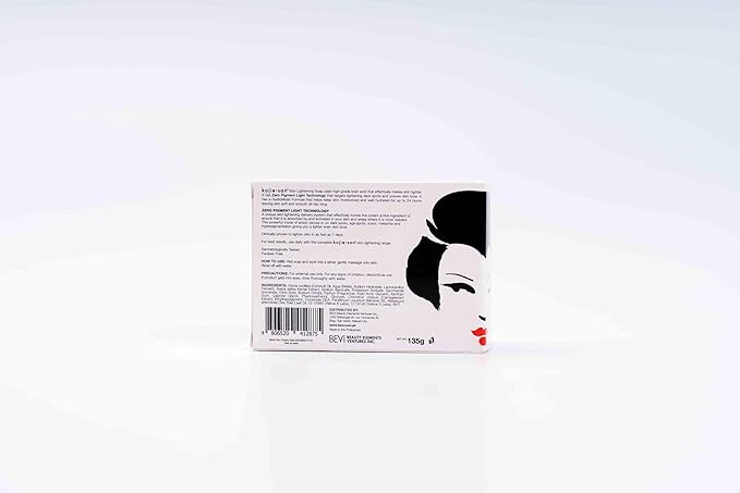 Kojie San Face & Body Skin Brightening Shower 9pc Set - the Original Kojic Acid Soap that Helps Reduce Dark Spots 6 x 135g Bars, Soap Dish and Facial Cleansing Brush…-BrightBean Baby