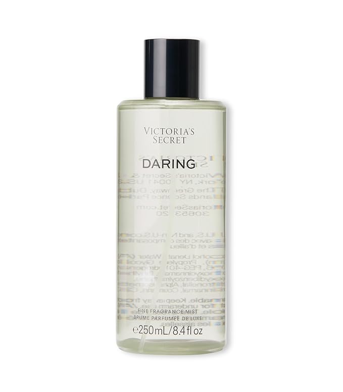 Victoria's Secret Daring Fragrance Mist, Notes of Bright Bergamot, Warm Oakmoss and Bold Amber, Body Spray for Women (8.4 oz)-BrightBean Baby