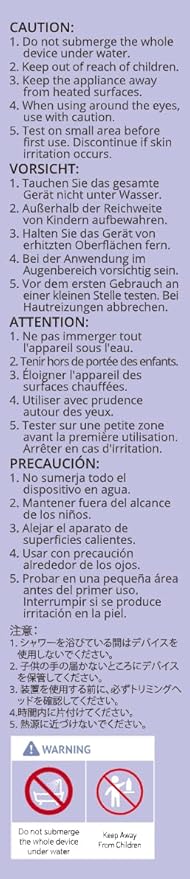 Eyebrow & Facial Trimmer: 2-in-1 Rechargeable Facial Hair Removal & Eyebrow Shaver - Painless Razor with Built-in LED Light (Solar Purple)-BrightBean Baby