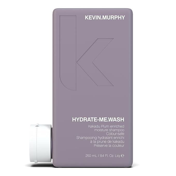 KEVIN.MURPHY HYDRATE-ME.WASH - Hydrating Shampoo for Natural & Coloured Hair - For Dull, Parched & Dry Hair - Deep Nourish Shampoos - 250 ml / 8.4 fl oz-BrightBean Baby