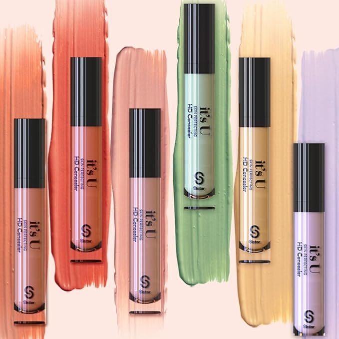 SISTAR It's U Skin Perfecting Conceal HD Contour Color Corrector Full Coverage Smooth and Flawless (Peach)-BrightBean Baby