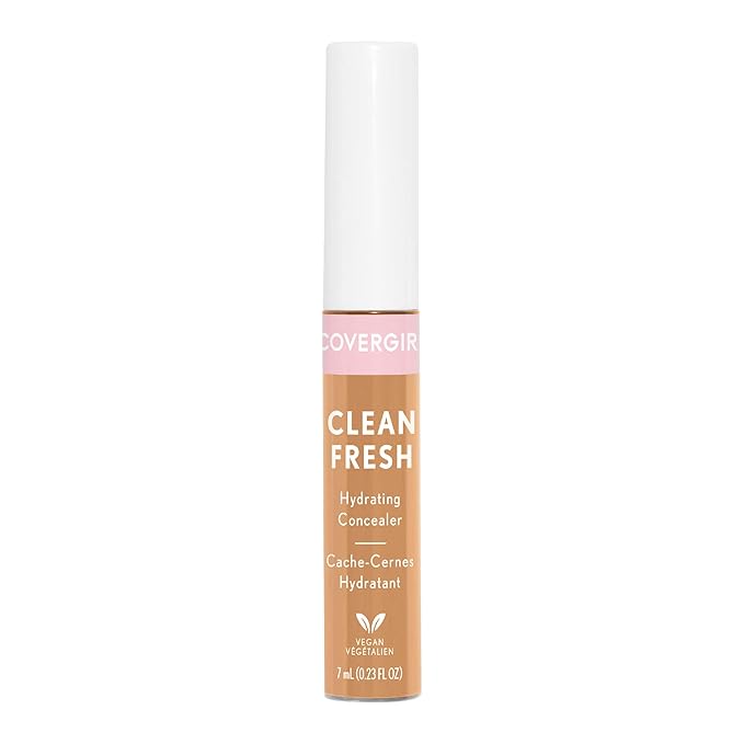 COVERGIRL Clean Fresh Hydrating Concealer, Medium, 0.23 Fl Oz-BrightBean Baby