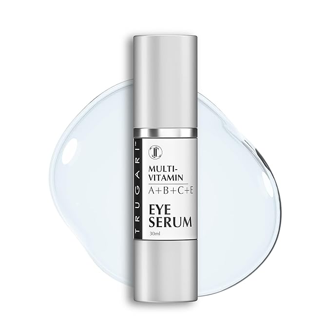 Eye Serum, Multi-Vitamin Skin Care Serum with Vitamins A, B, C and E, Rejuvenating Dark Spot Remover for Face and Under Eyes, Improves Age Spots, Fine Lines and Wrinkles, 30 ml-BrightBean Baby