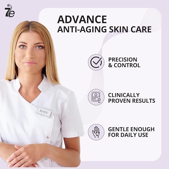 7E Wellness:Anti-Aging Peptide Serum, Anti-Wrinkle Copper Peptide Serum With Hyaluronic Acid & Polypeptides - Supports Collagen & Elastin Production | Brightening, Firming & Hydrating for Face-BrightBean Baby