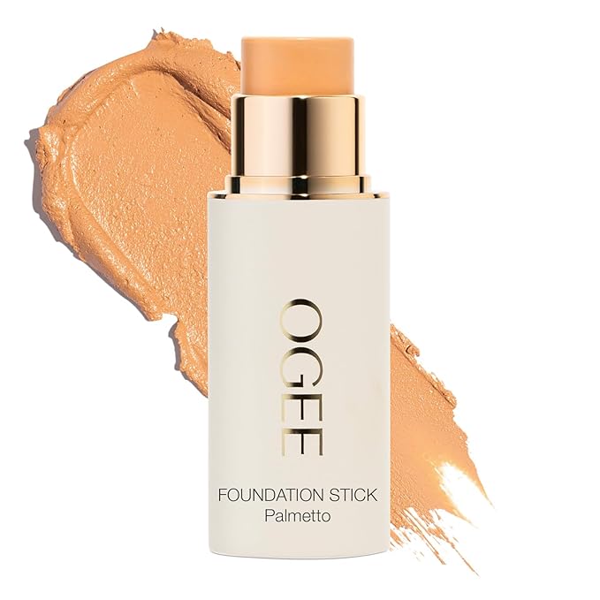 Ogee Sculpted Complexion Foundation Stick (Palmetto 2.80N - Medium Light Tan, Olive Undertones) Full Coverage Foundation Makeup - Instantly Balance & Even Complexion - 70% Organic Ingredients-BrightBean Baby