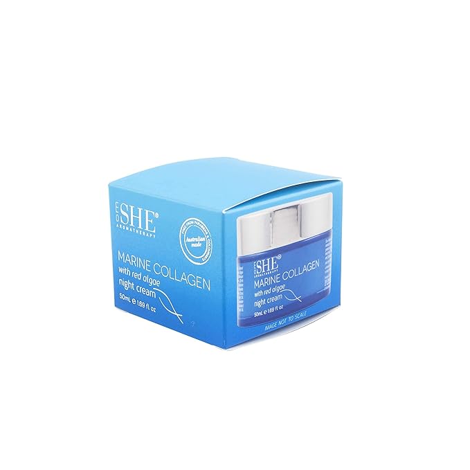 Om She Aromatherapy Marine Collagen with Red Algae Night Cream-BrightBean Baby