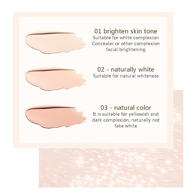 Happyhours 2 in 1 Foundation Anti-Wrinkle Concealer with Built-in Brush, Novo Foundation and Concealer Double Head Makeup Stick, Waterproof Long Lasting Anti-Wrinkle Concealer Foundation (2Pcs-02)-BrightBean Baby