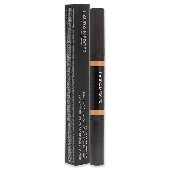 Laura Mercier Secret Camouflage Concealer Duo Stick - 3C Medium with Cool Undertones Women 2 x 0.3 oz-BrightBean Baby