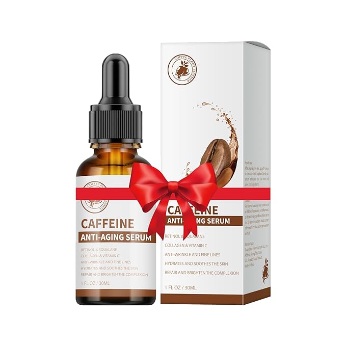 Caffeine Eye Serum Under Eye Treatment Serum for Moisturizing Anti-Aging Brightening Eye Serum, Caffeine Eye Cream for Wrinkles, Dark Spots and Dark Circles Beauty Skin Care-BrightBean Baby
