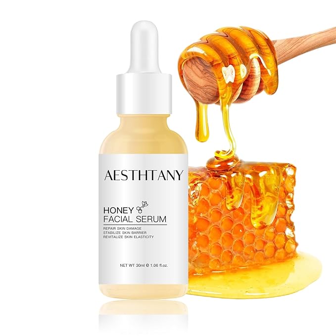Honey Hyaluronic Acid Face Serum, 30ml / 1.06 fl.oz | Honey Purity 30% | Vit E - Anti Aging Facial Serum for Skin Care | Face Serum for Women | for All Skin Type-BrightBean Baby