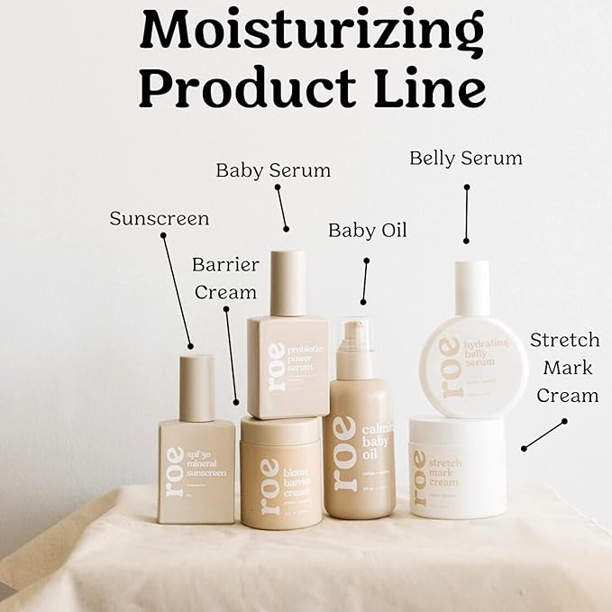 Stretch Mark Cream for Sensitive Skin Plant-Based Long and Short-term Hydration, Increases Skin Elasticity and Firmness (Stretch Mark Cream)-BrightBean Baby