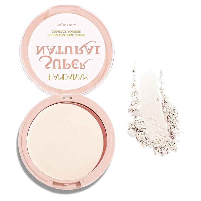Pressed Face Powder Makeup Mineral Foundation Finishing Powder Pressed Finishing and Setting Powder Loose Setting Powder Makeup #01-BrightBean Baby