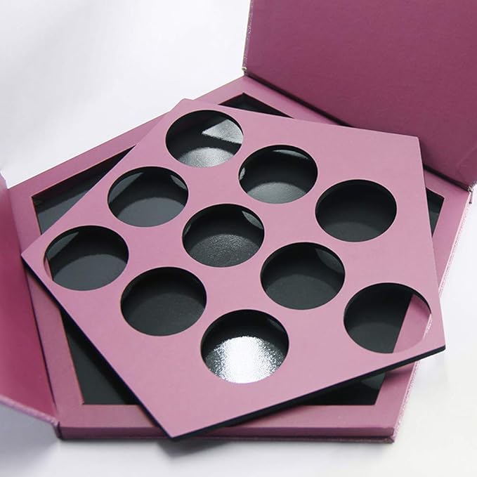Extra Large-Sized Magnetic Makeup Palette with Diamond-Shaped for Makeup Artists using CP12-BrightBean Baby