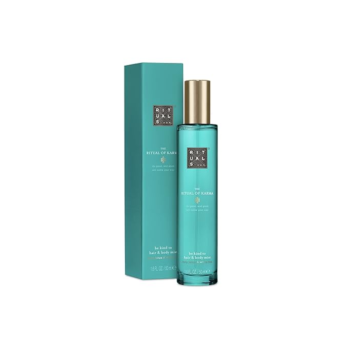 RITUALS Karma Soothing Hair & Body Mist - Body Spray with Holy Lotus & White Tea - 1.6 Fl Oz-BrightBean Baby