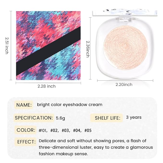 Monochrome Matte Eyeshadow Makeup Palette, Highly Pigmented Champagne Gold Eyeshadow Palette,Shimmer Pressed Powder Eye shadow Makeup,Single Vegan Eye Shadow, Daily Evening Women Girls Eyeshadow Gift