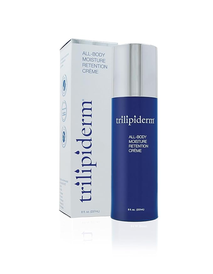 Trilipiderm Beach Lover Bundle- All-Body Moisture Retention Crème Sunscreen (8oz) & Protective Day Crème Broad Spectrum SPF 30 (1.7oz), Sunscreen Lotion UVA/UVB Set for Face, Body, Travel Size-BrightBean Baby