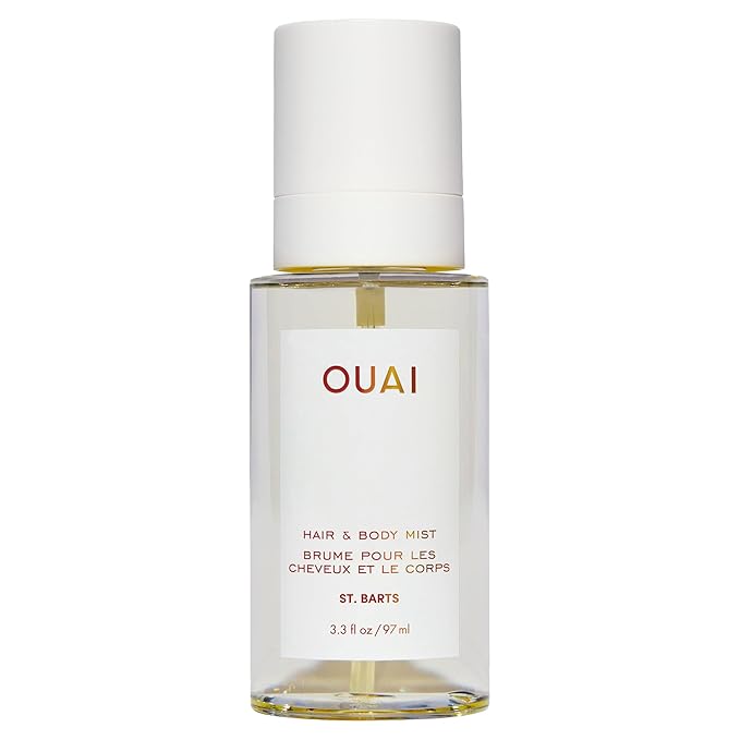 OUAI St. Barts Hair and Body Mist - Tropical-Scented Hair Perfume and Body Spray - Notes of Dragonfruit, Orange Blossom, Tuberose & Musk (3.3 Fl Oz)-BrightBean Baby
