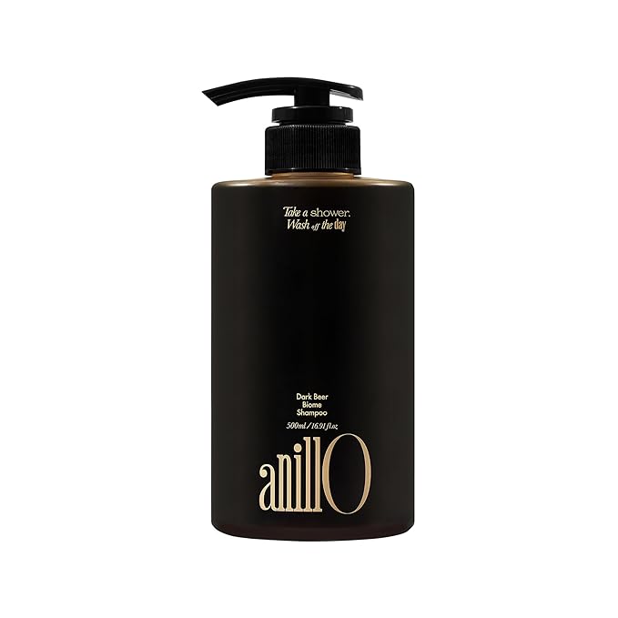 Dark Beer Biome Shampoo - Vegan Anti-Hair Loss Sclap Care with Caffeine & Green Mint Complex for Thicker Stronger Hair- Deep Cleansing, Oil Control & Cooling Effect, Sulfate-Free 500 ml / 16.9 fl oz-BrightBean Baby