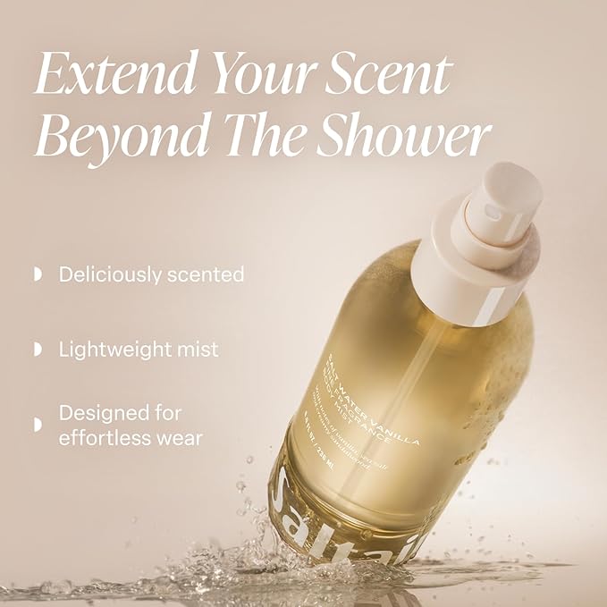 Saltair Body Mist 2 Pack - Fine Fragrance, Lightweight Body Spray Mist with Salt Water Vanilla Scent. Long Lasting Perfume Mist. 2x 8oz Bottles-BrightBean Baby