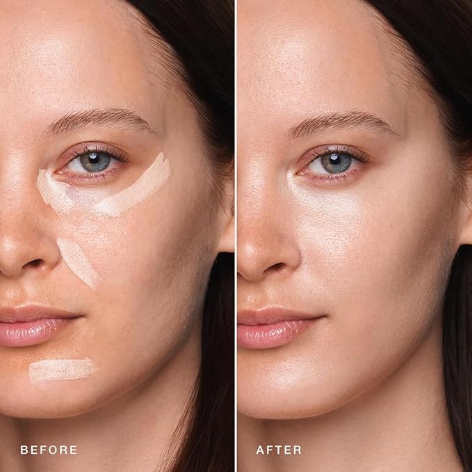 Jouer Essential High Coverage Concealer Pen - Under Eye Concealer for Dark Circles - Brightening Makeup for Eye Circles - Color Corrector Eye Primer with Hyaluronic Acid and Vitamin E-BrightBean Baby