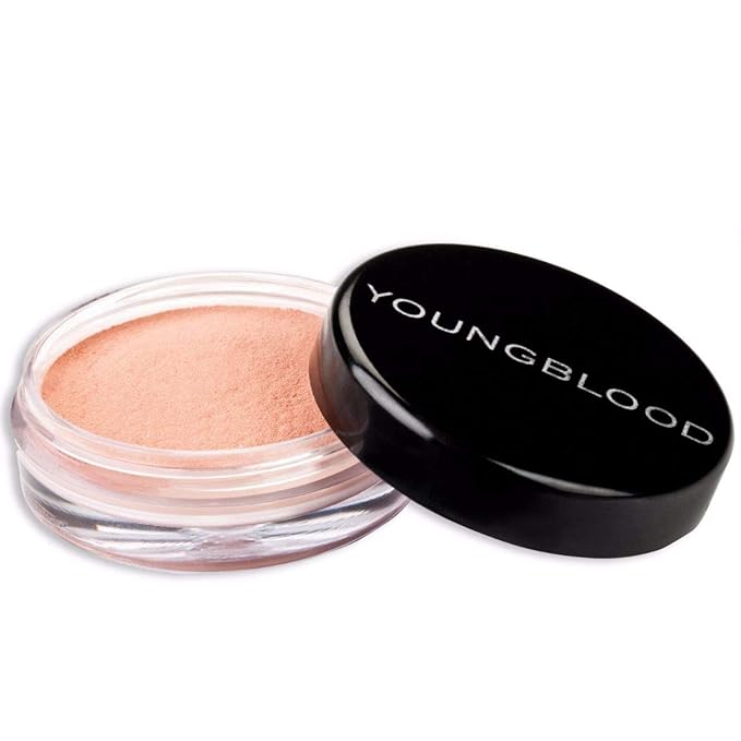 Youngblood Clean Luxury Cosmetics Crushed Mineral Blush, Dusty Pink | Mineral Blush Powder Blush Loose Blush Minerals Blush For Cheeks Powder Noncomedogenic | Cruelty-Free, Paraben-Free-BrightBean Baby