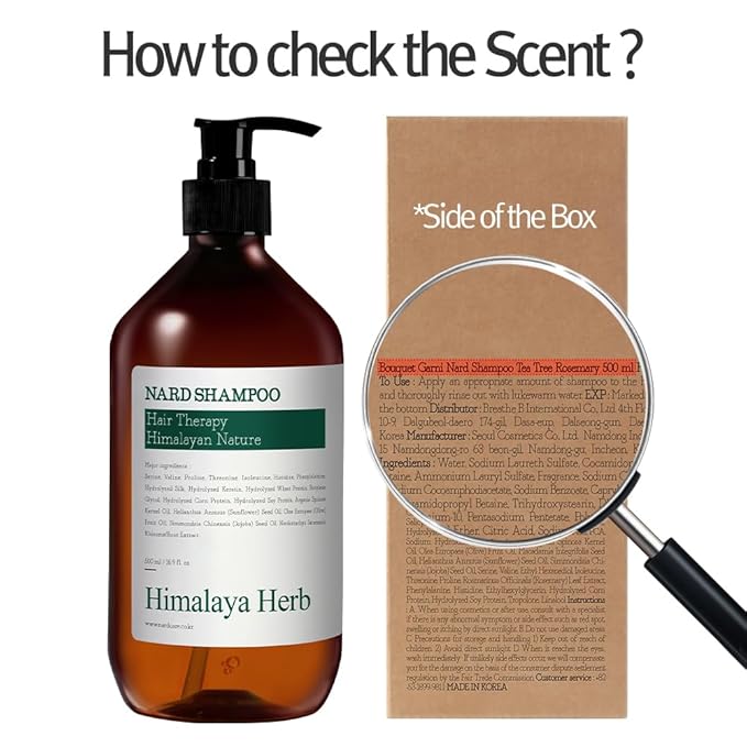 NARD Hair Shampoo Tea tree Rosemary 16.9 Fl Oz - Strong Vitality from Himalayas - Natural Surfactants giving Soft Cleansing - Argan Olive Jojoba Macadamia Sunflower Oil - Rich in Protein Amino Acids-BrightBean Baby