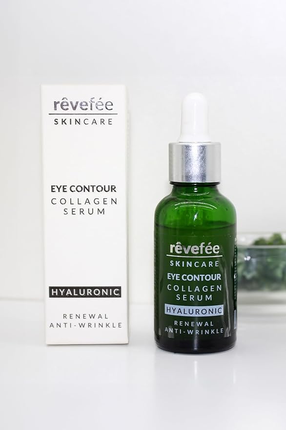 collagen hyaluronic eye serum; reduces dark circles, puffiness, fine lines and eye bags., Yellow-BrightBean Baby