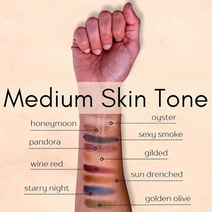 Gilded Frosted Nude Bronze Beige Gold Shimmer Pressed Powder Single Vegan Eyeshadow; Talc, Paraben & Cruelty Free