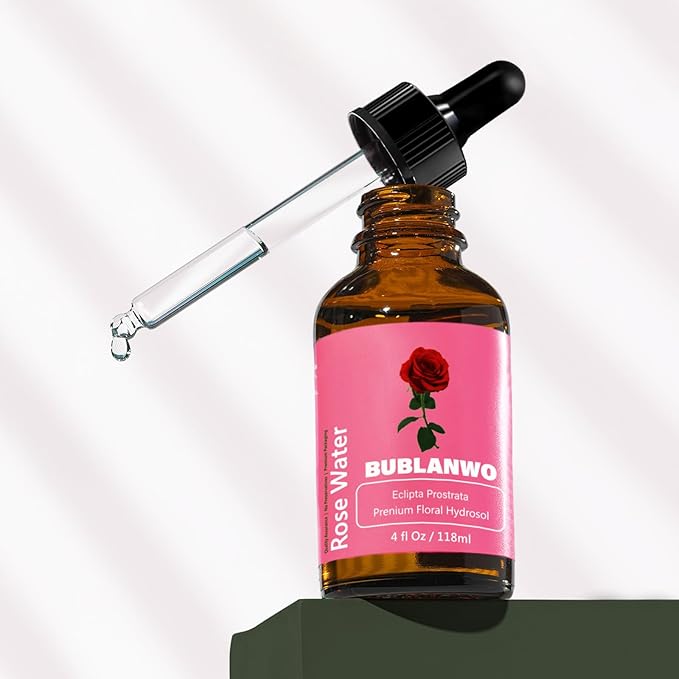 Organic Rose Water Toner Spray for Face, Skin Care, Soaps, Skin Hydration, Bath Facial Mist Toner 118 ml-BrightBean Baby