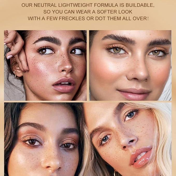 Freckle Pen Face Concealer Point Out Natural Waterproof Longlasting Fake Freckles 2 Pcs Light Brown & Natural Coffee-BrightBean Baby