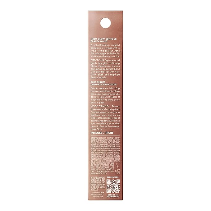 e.l.f. Halo Glow Contour Beauty Wand, Liquid Contour Wand For A Naturally Sculpted Look, Buildable Formula, Vegan & Cruelty-free, Deep/Rich-BrightBean Baby