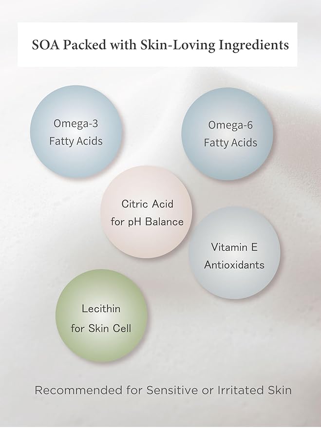 Facial Cleanse, Foaming Face Wash, Exfoliating and Hydrating Deep Skin Cleanser for Sensitive Skin-BrightBean Baby